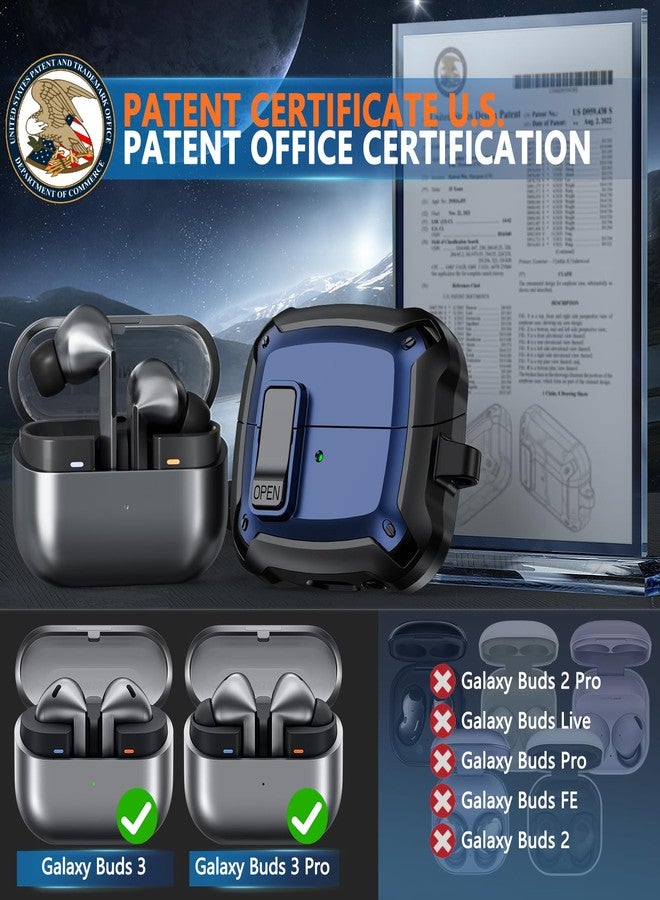 Polislime Compatible with Samsung Galaxy Buds3 FE (2025) / Buds3 Pro (2024) / Buds 3 Case (2024) with Secure Lock Clip & Cleaning kit - Image 2